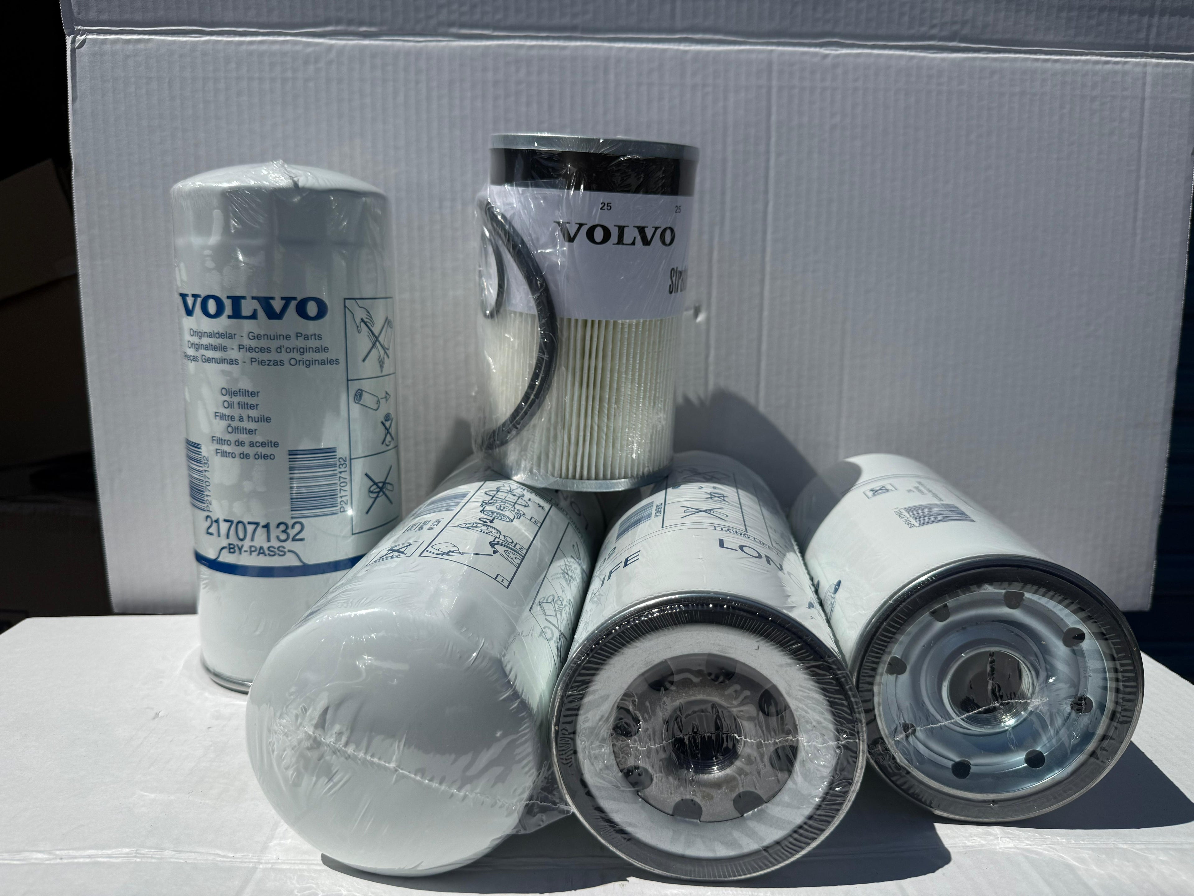 Volvo Kit 5 pcs Oil filters
